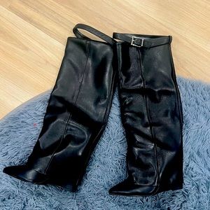 New Steve Madden Corenne Foldover Shaft Pointed Toe Knee High Boot size 6